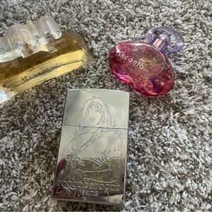 Roccobarocco Silver and Pink Perfume Set